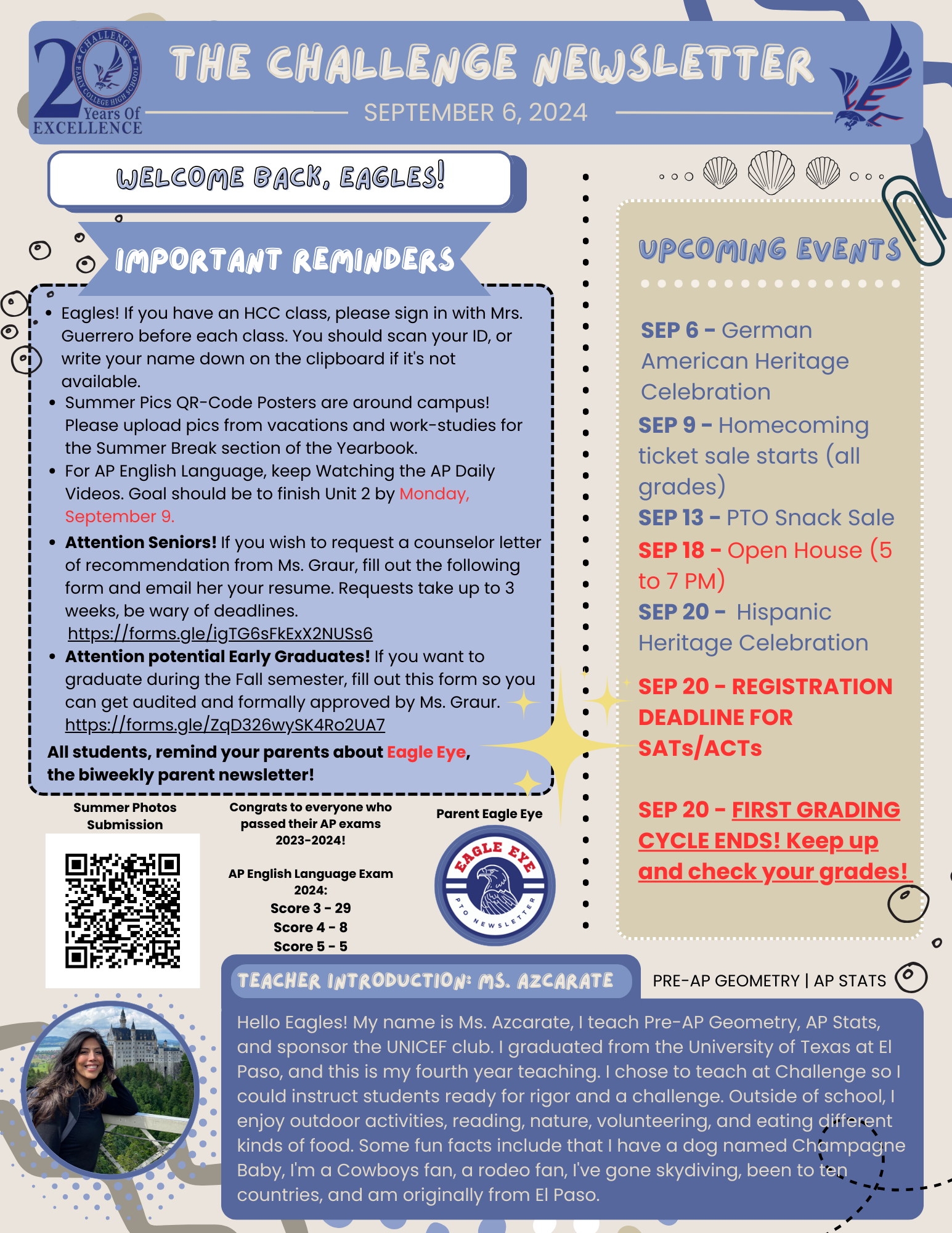 The Challenge Newsletter Issue #1